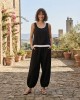 Avant Garde Double-layered Sleeveless Black Μπλούζα