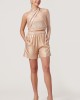 Avant Garde Rose Gold Cross Front Halter Τοπ