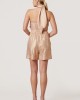 Avant Garde Rose Gold Cross Front Halter Τοπ