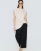 Avant Garde Pleated Loose-Fit Black Παντελόνι