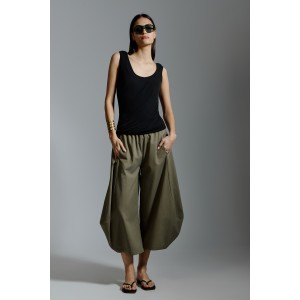 Avant Garde Harem Balloon Khaki Παντελόνι
