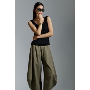 Avant Garde Harem Balloon Khaki Παντελόνι