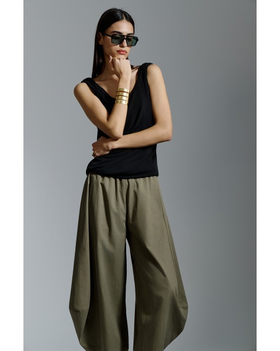 Avant Garde Harem Balloon Khaki Παντελόνι