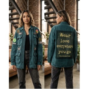 Ayios Basic Collection Petrol Oversized Τζάκετ