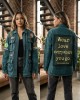 Ayios Basic Collection Petrol Oversized Τζάκετ