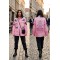 Ayios Basic Collection Pink Oversized Τζάκετ