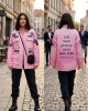 Ayios Basic Collection Pink Oversized Τζάκετ