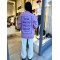 Ayios Basic Collection Glee Lilac Oversized Τζάκετ Ayios Basic Collection Glee Lilac Oversized Τζάκετ