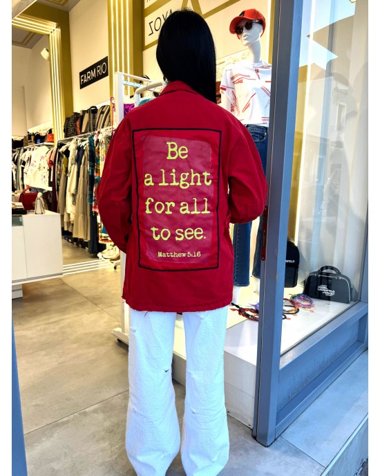 Ayios Basic Collection Red Oversized Τζάκετ Ayios Basic Collection Red Oversized Τζάκετ