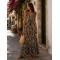 Açaí Freya Black Zebra Maxi Φόρεμα