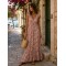 Açaí Freya Pink Zebra Maxi Φόρεμα