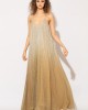 C-Throu Novella Φόρεμα Gold