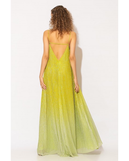 C-Throu Novella Φόρεμα Lime