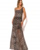 C-Throu Irina Animal Print Maxi Φόρεμα