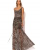 C-Throu Irina Animal Print Maxi Φόρεμα