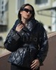 C-Throu Yakinthi Puffer Black Μπουφάν