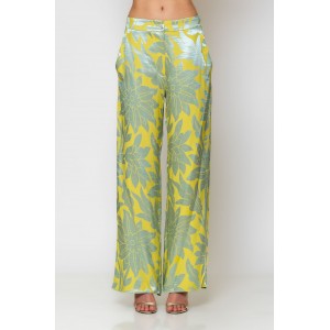 C-Throu Flora Yellow Banana Παντελόνι