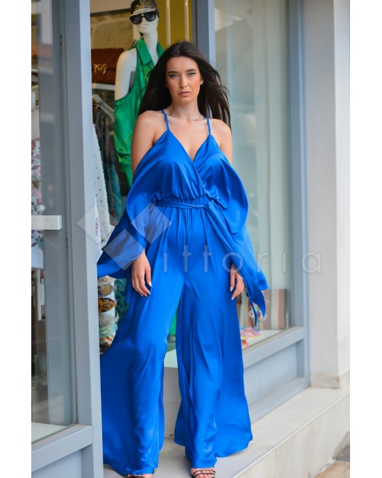 C-Throu Athena Blue Ολόσωμη Φόρμα