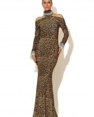 C-Throu Wend Animal Maxi Φόρεμα