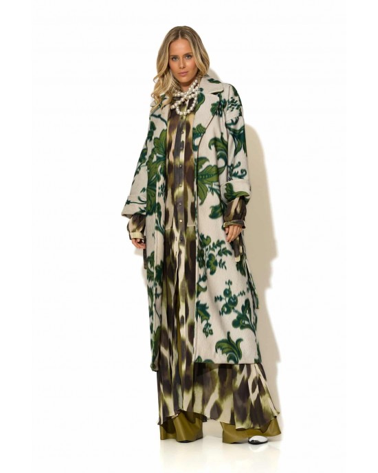 C-Throu Whim Olive Long Παλτό