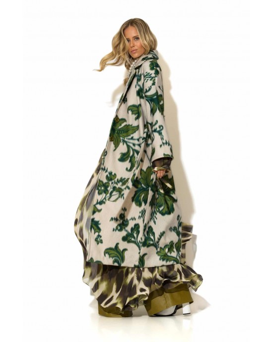 C-Throu Whim Olive Long Παλτό