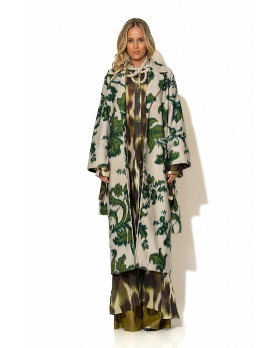 C-Throu Whim Olive Long Παλτό