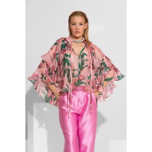 C-Throu Azalea Organza Pink Πουκάμισο/Μπλούζα