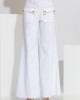 C-Throu Cornflower Denim White Set Crop Τζάκετ & Παντελόνι