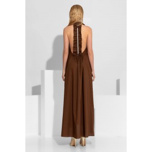 C-Throu Lotus Poplin Brown Φόρεμα