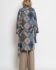 C-throu Brocade Multicolor Midi Παλτό