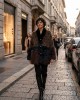 C.Manolo Faux Fur Leopard Print Παλτό