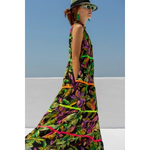C.Manolo Floral Maxi Φόρεμα