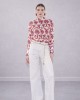 C.Manolo Cargo Denim White Παντελόνι