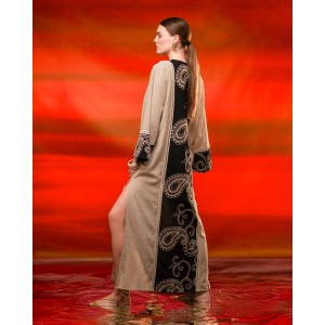 C.Manolo Καφτάνι/Φόρεμα Black/Beige