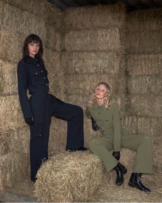 C.Manolo Παντελόνι Ελαστικό Κρεπ Black C.Manolo Παντελόνι Ελαστικό Κρεπ Black