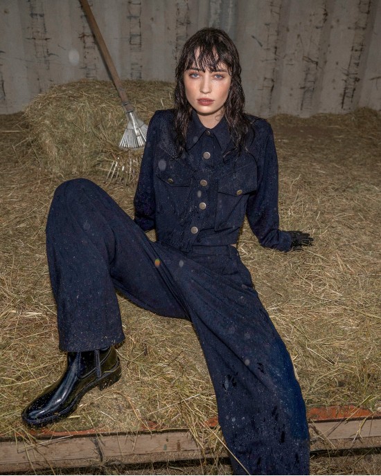 C.Manolo Παντελόνι Ελαστικό Κρεπ Black C.Manolo Παντελόνι Ελαστικό Κρεπ Black