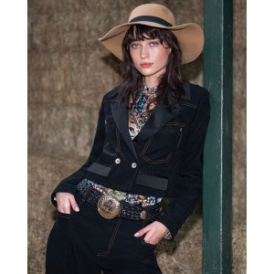 C.Manolo Παντελόνι Με Υφή Βελουτ΄ε