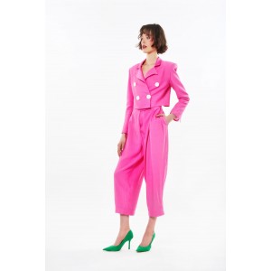 C.Manolo Crop Σακάκι Ροζ