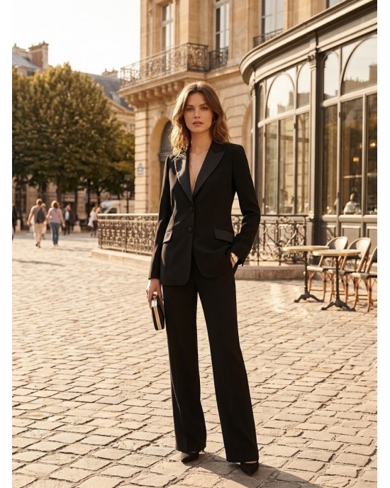 C.Manolo Tuxedo Black Σακάκι & Παντελόνι
