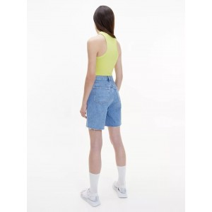 Calvin Klein Αμάνικο Top Με Slim Γραμμή Lemon Lime