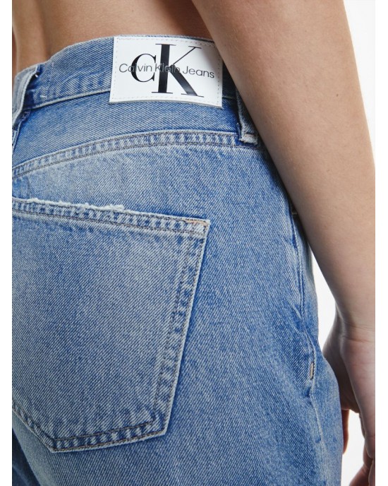 Calvin Klein Τζιν Παντελόνι Σε Ίσια Γραμμή Medium Μπλε