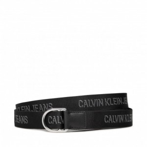 Calvin Klein Slider D-Ring Ζώνη Μαύρη