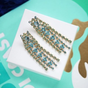 Caroline Svedbom Mini Penelope Gold/Sea Breeze Combo Σκουλαρίκια