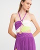 Christelle Nima Gauze Crinkle Τρίχρωμο Φόρεμα Christelle Nima Gauze Crinkle Τρίχρωμο Φόρεμα