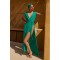 Christelle Nima Gauze Kaftan Turquoise Φόρεμα