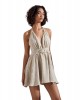 Christelle Nima Gauze Mini Beige Φόρεμα Christelle Nima Gauze Mini Beige Φόρεμα