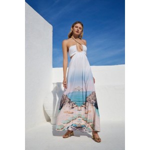 Christelle Nima Cut Out Print Capri Φόρεμα Christelle Nima Cut Out Print Capri Φόρεμα