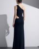 Christelle Nima Side Cut Out Black Maxi Φόρεμα