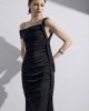 Christelle Nima Braided Black Maxi Φόρεμα