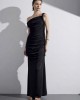 Christelle Nima Braided Black Maxi Φόρεμα